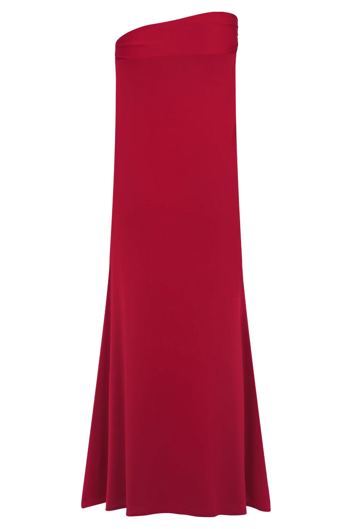 Ainsley Asymmetrical Maxi Skirt With Floral Hardware Fuchsia Pink