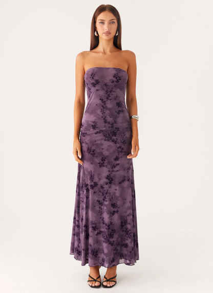 Alexandrite Midi Dress Purple