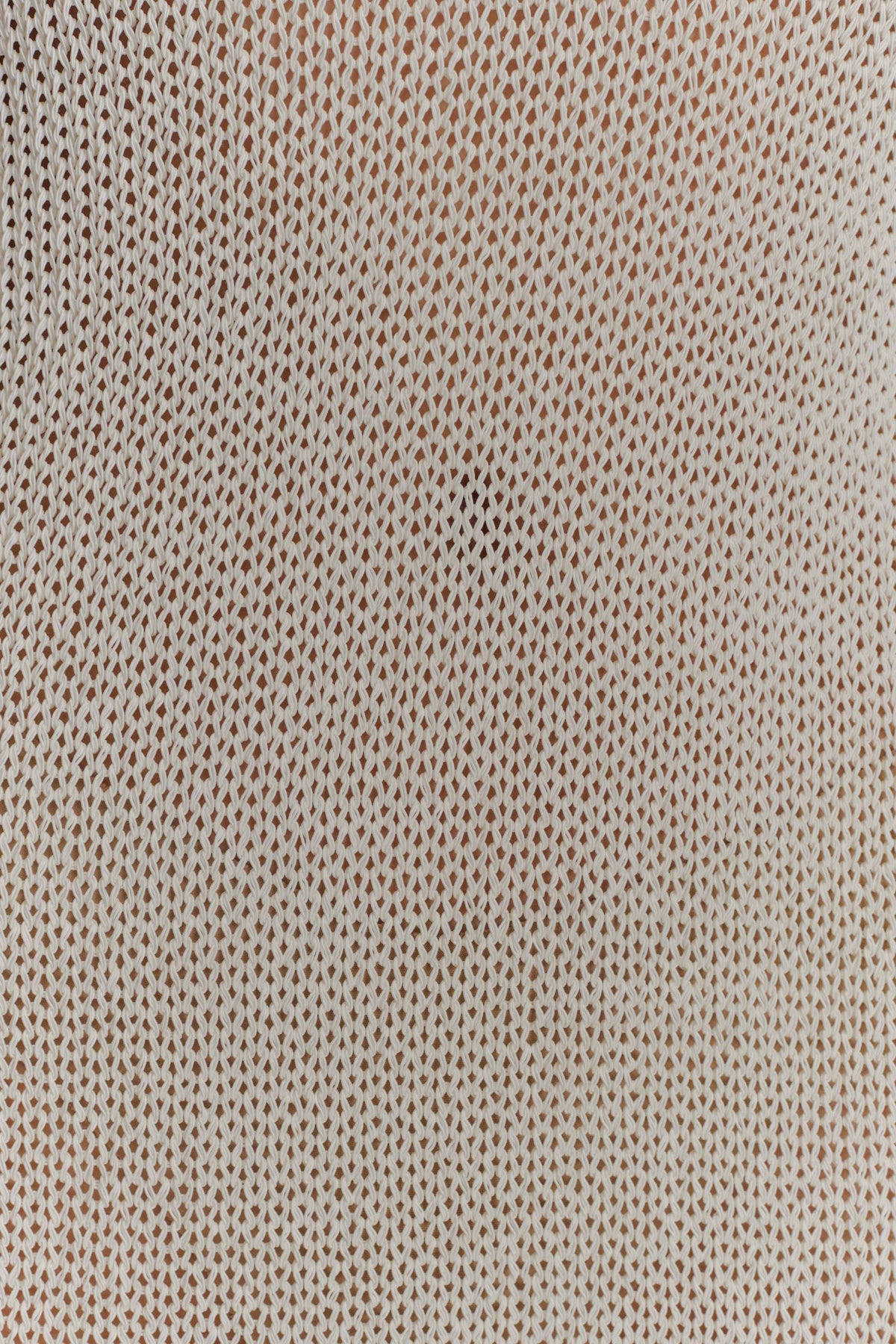 Ari Tape Yarn Knit Maxi Dress White