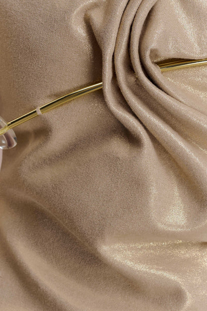 Annette Linen Mini Dress Gold