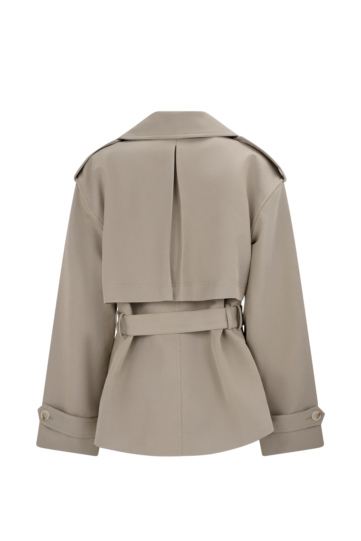 Alden Short Trench Jacket Pebble