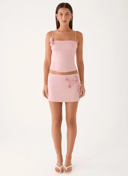 Ayella Bustier Top Pink