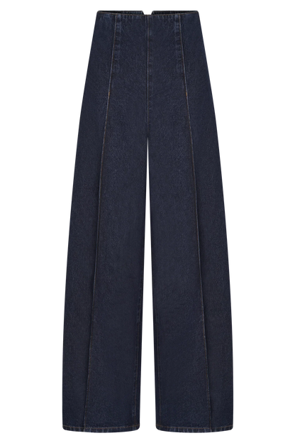 Beatrix High Rise Denim Jeans Indigo Blue