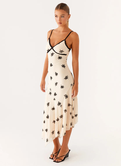 Amelia Midi Dress Nude