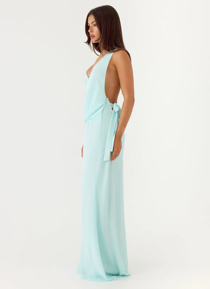 Analia Maxi Dress Aqua