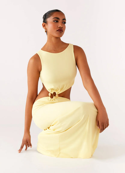 Aruba Hardware Maxi Dress Yellow
