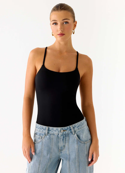 Anda Bodysuit Black
