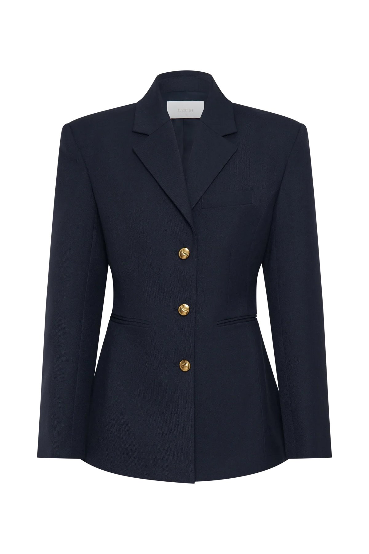 Bellamy Cinched Blazer Dark Navy