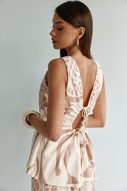Emani Top - Paisley Sunset