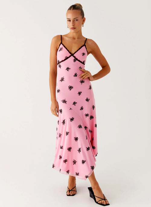 Amelia Midi Dress Pink