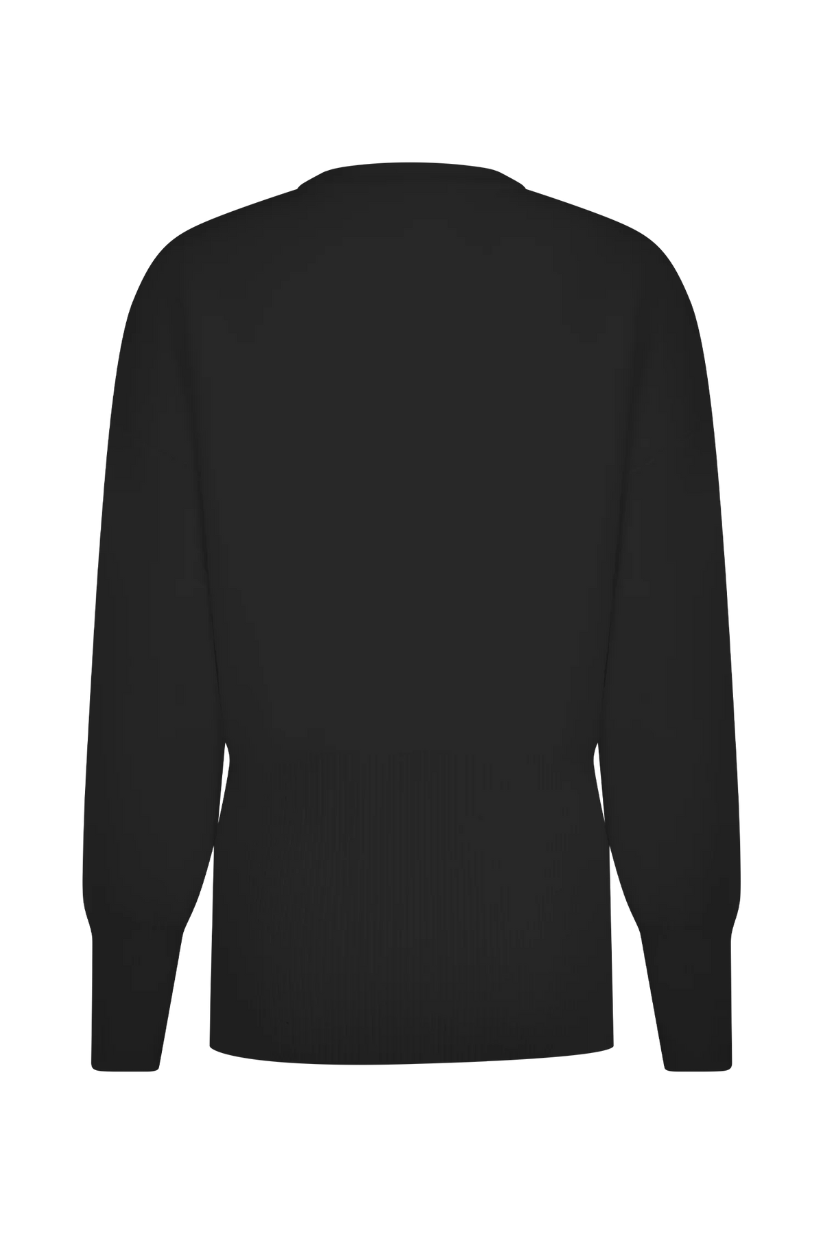 Alexia Buttoned Oversized Cardigan Black