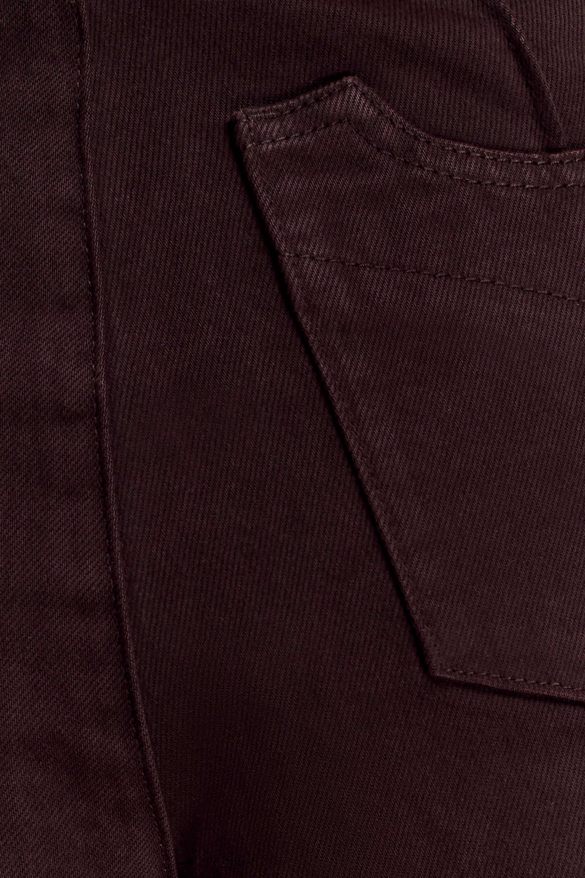 Beatrix High Rise Denim Jeans Chocolate