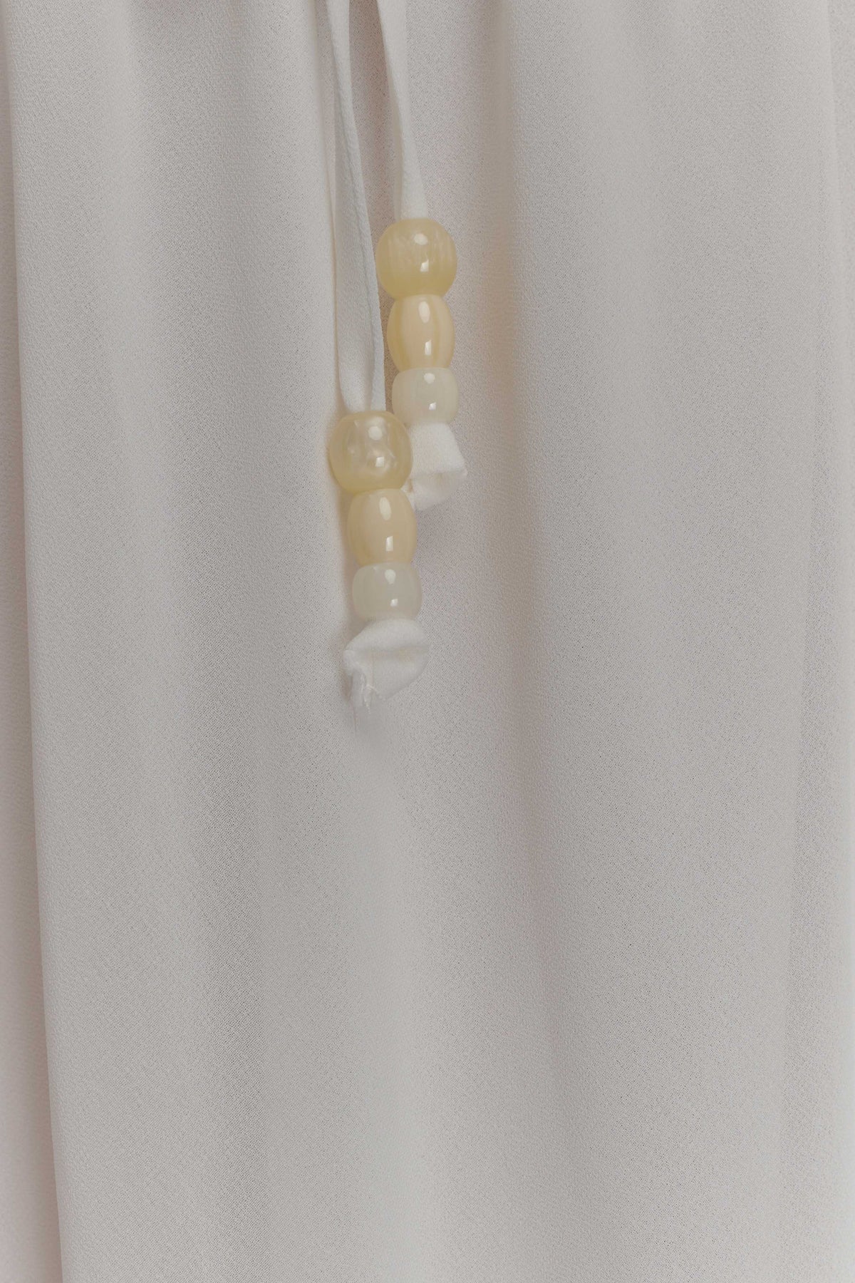 Carlie Chiffon Cross Tie Top Ivory