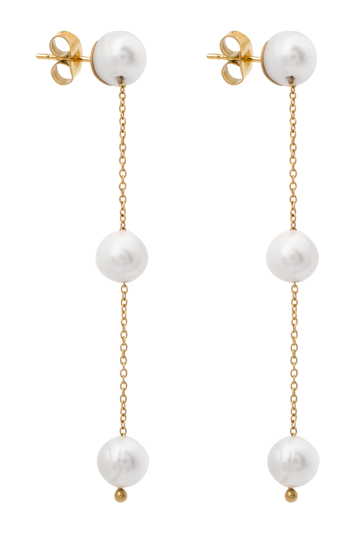 Bodhi Freshwater Pearl Drop Earrings Pearl