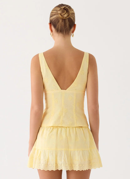Aberley Skort Yellow