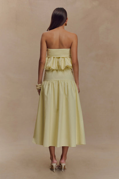 Amirah Midi Skirt Lemon