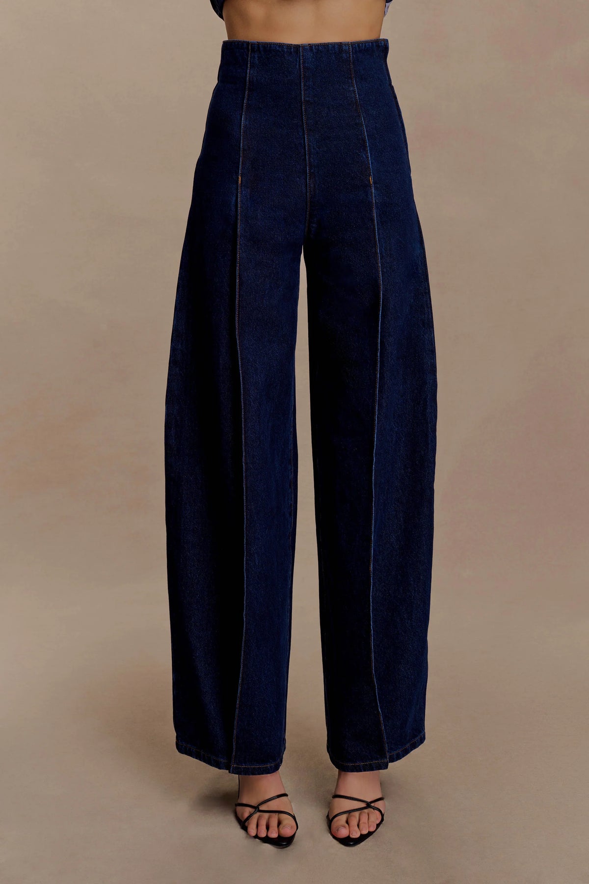 Beatrix High Rise Denim Jeans Indigo Blue