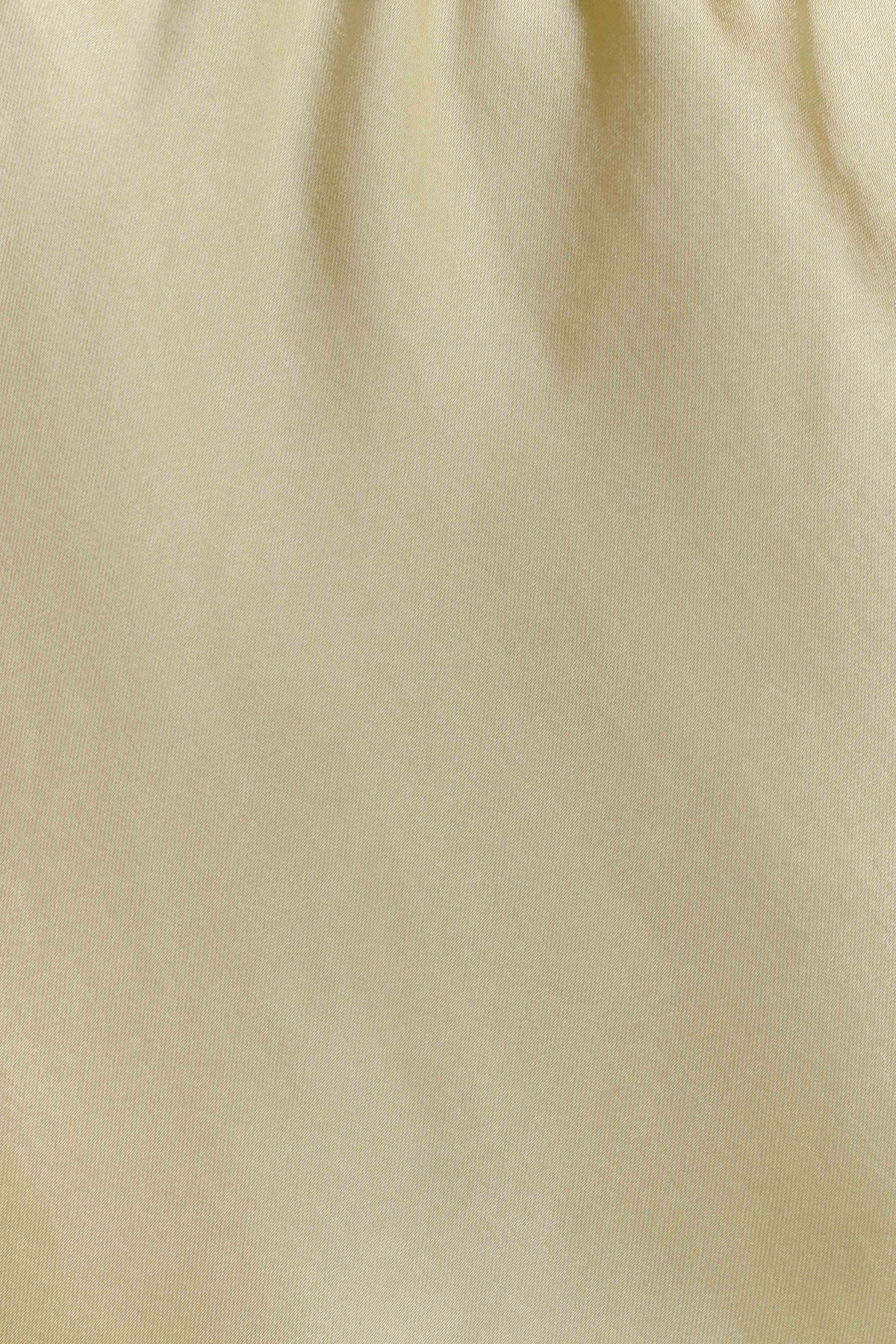 Bella Satin Halter Maxi Dress Lemon
