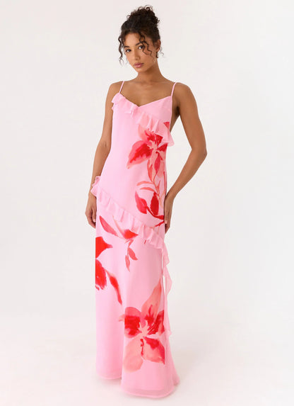 Ayesha Maxi Dress Pink Petal