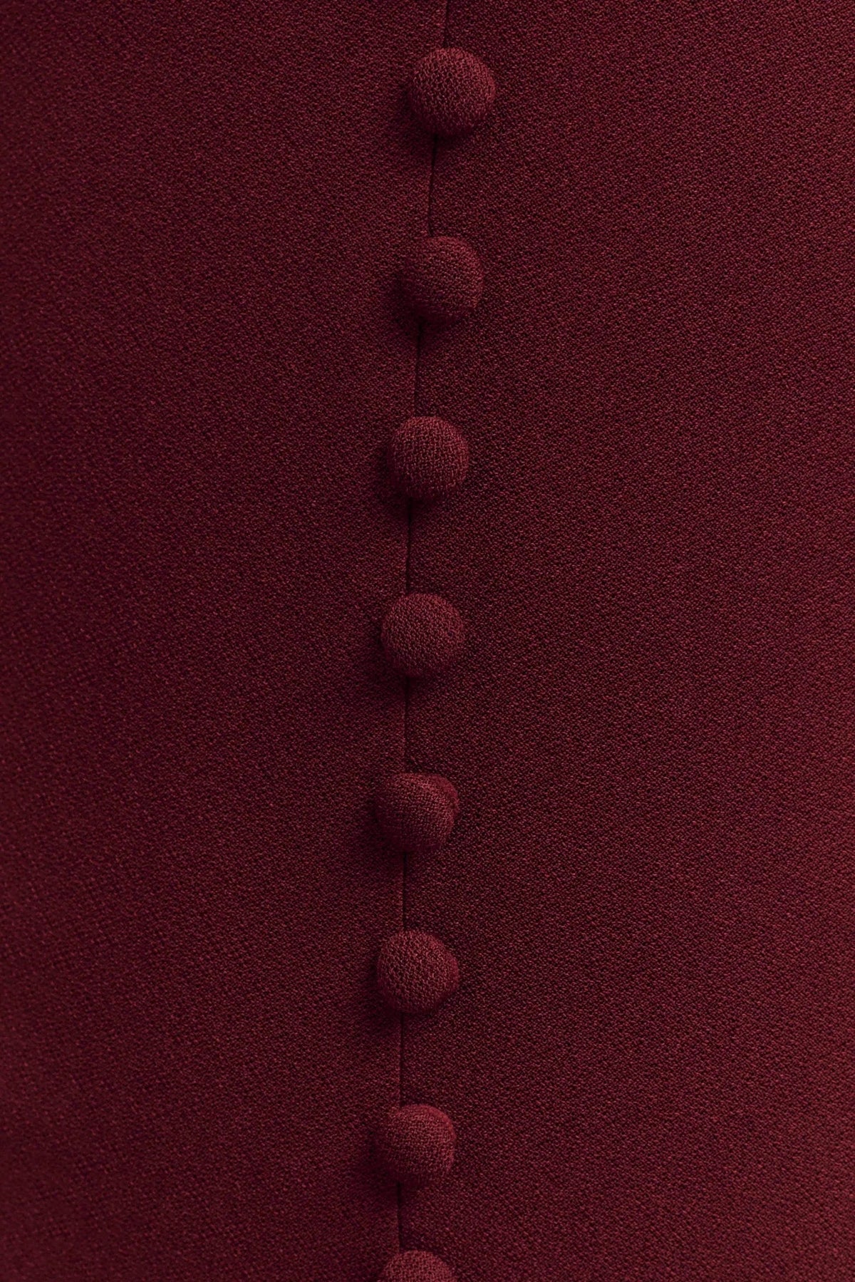 Annita Crepe Halter Midi Dress Merlot