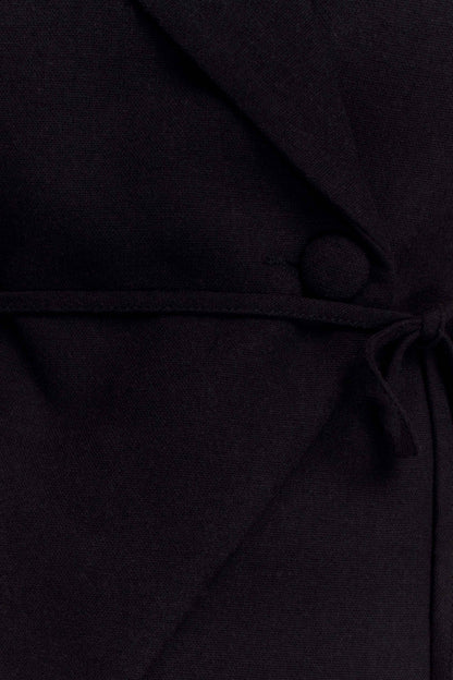 Andina Shortsleeve Linen Top Black