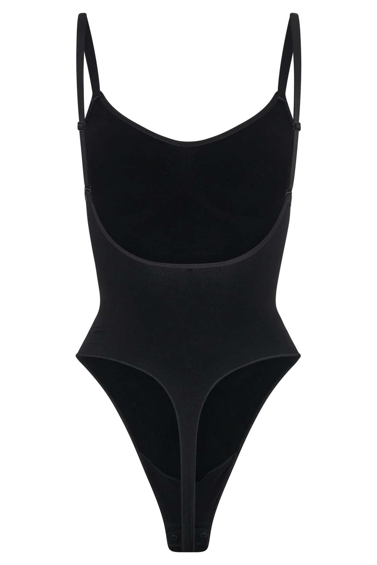 Alyssa Backless Shapewear Bodysuit Black