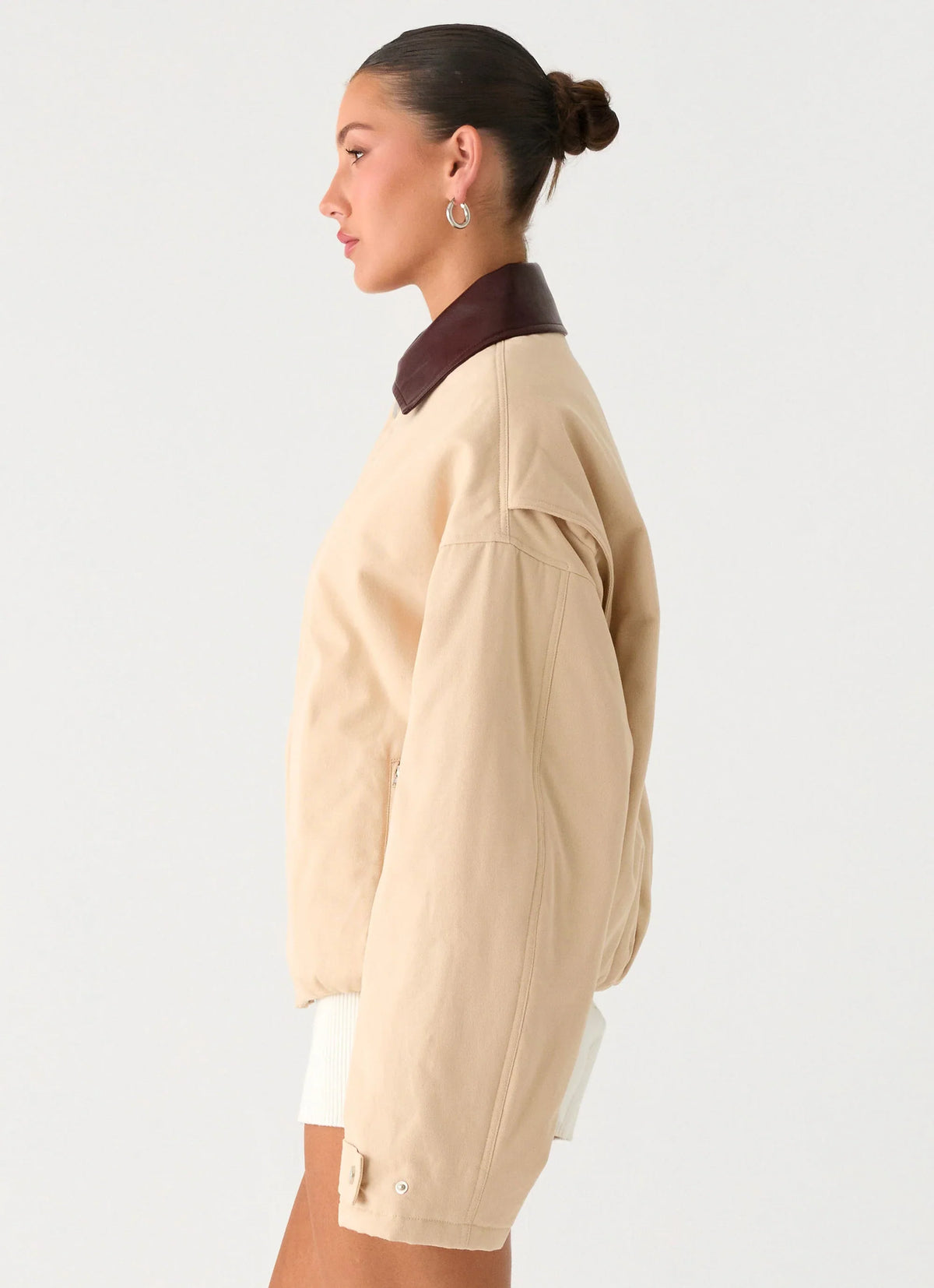 Airplane Mode Twill Blouson Jacket Natural