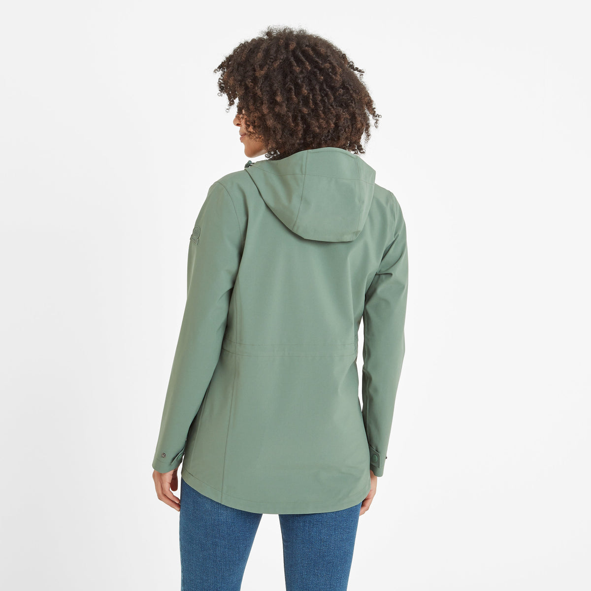 Burradon Womens Waterproof Jacket - Light Forest