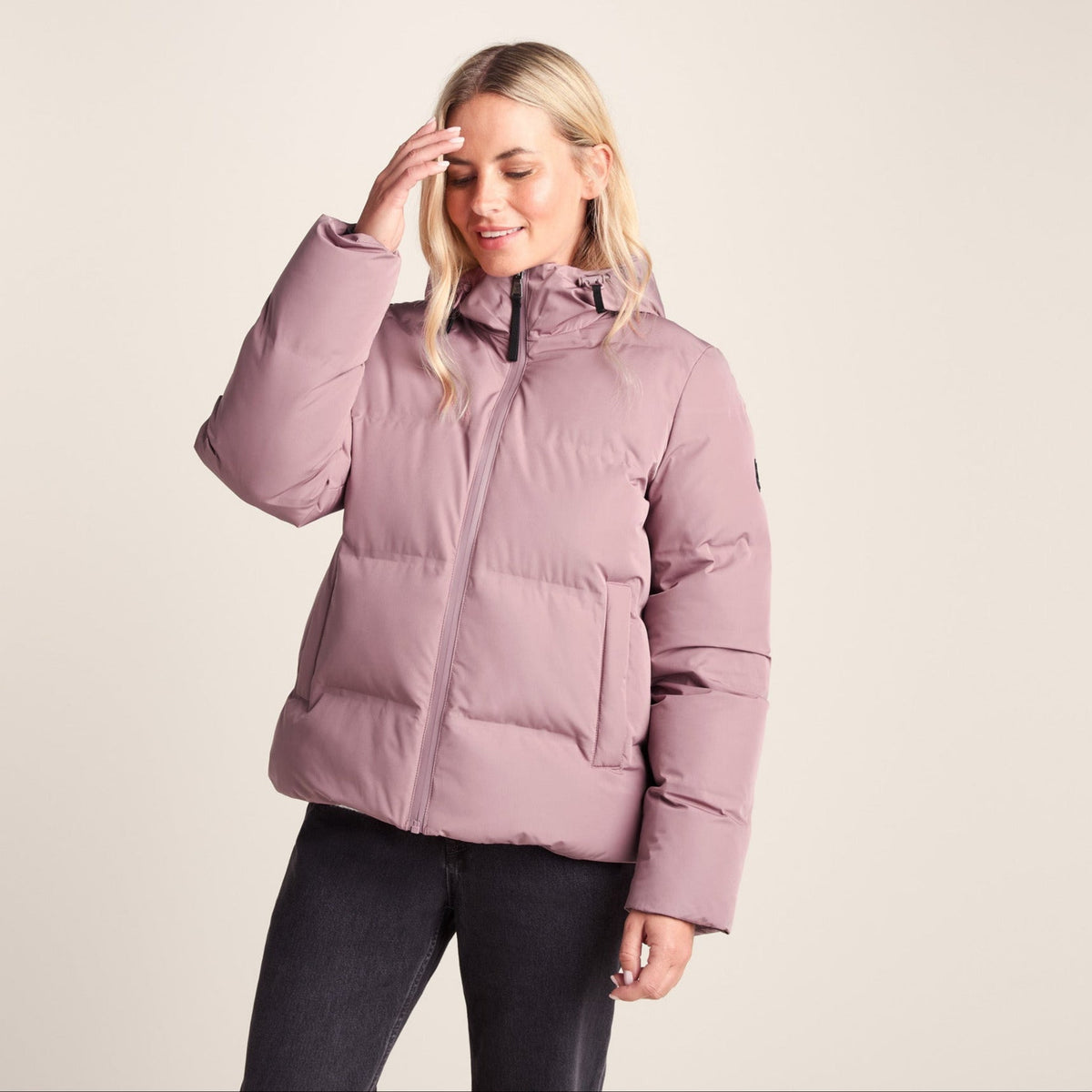 Dina Womens Shower Resistant Insulated Jacket - Mauve