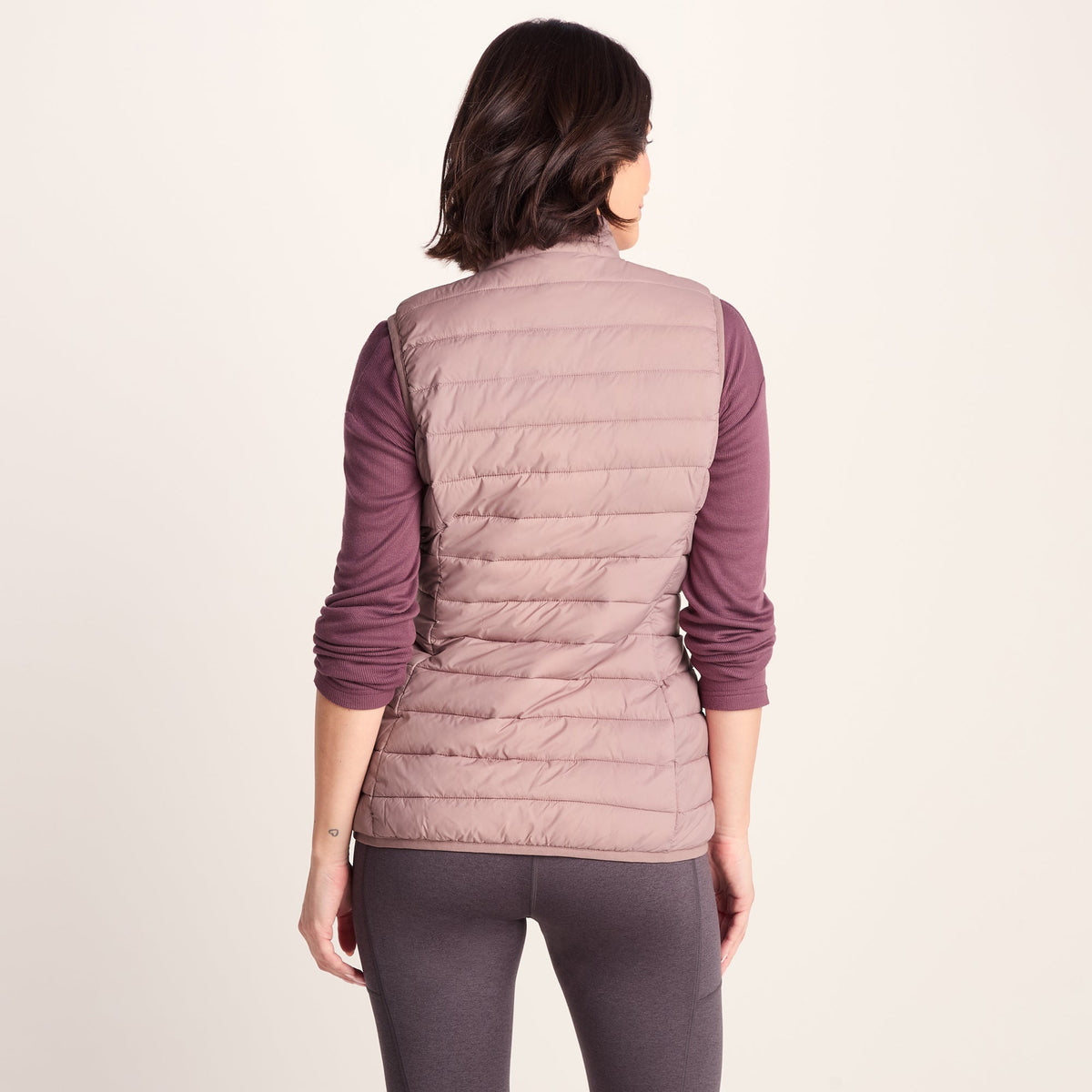 Gibson Womens Insulated Padded Gilet - Faded Pink