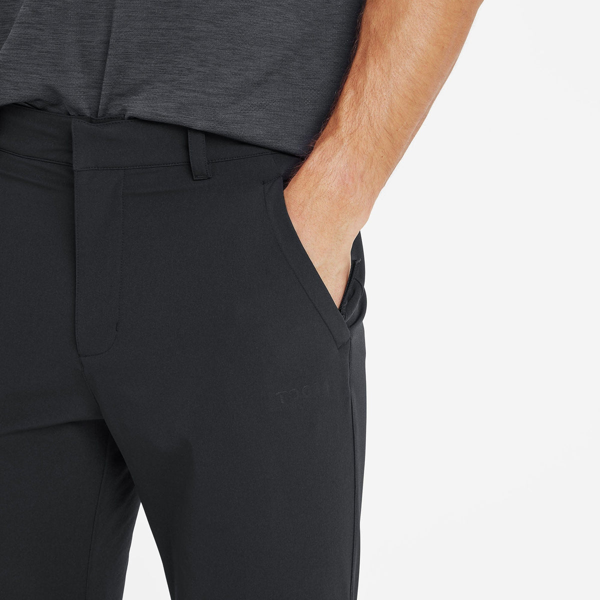 Hurstead Mens Softshell Walking Trousers Regular - Black