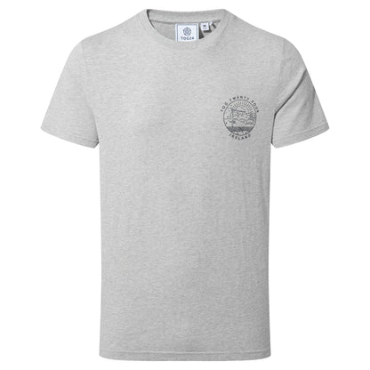 Ireland Mens 100% Cotton T-Shirt - Light Grey Marl