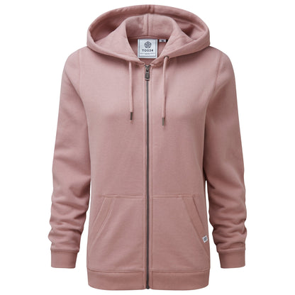 Mia Womens Supersoft Zip Hoody - Faded Pink