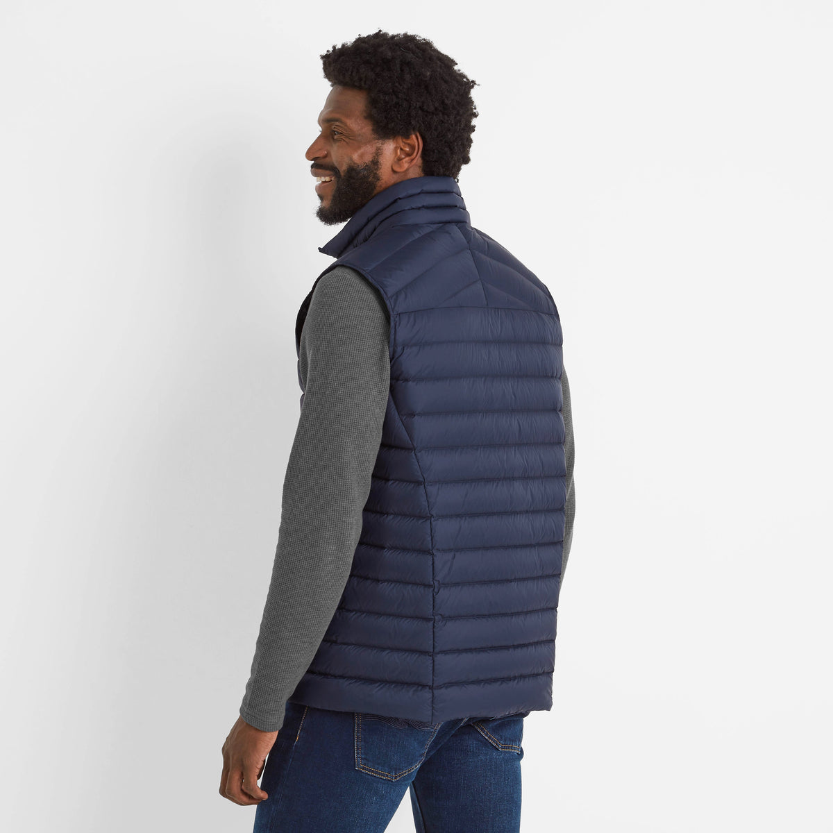 North Mens RDS Certified Down Gilet - Dark Indigo