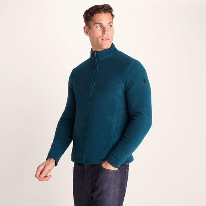 Revive Mens Fleece Jacket - Petrol Green
