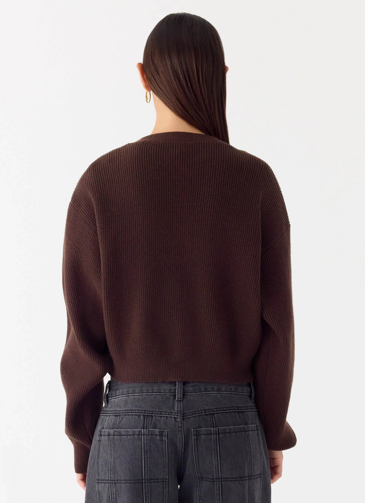 Ashby Knit Sweater Chocolate