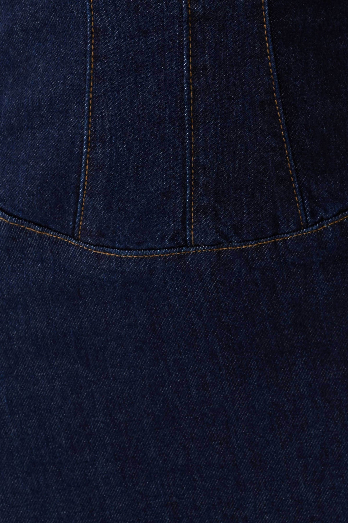 Amila Denim Cupped Maxi Dress Indigo Blue