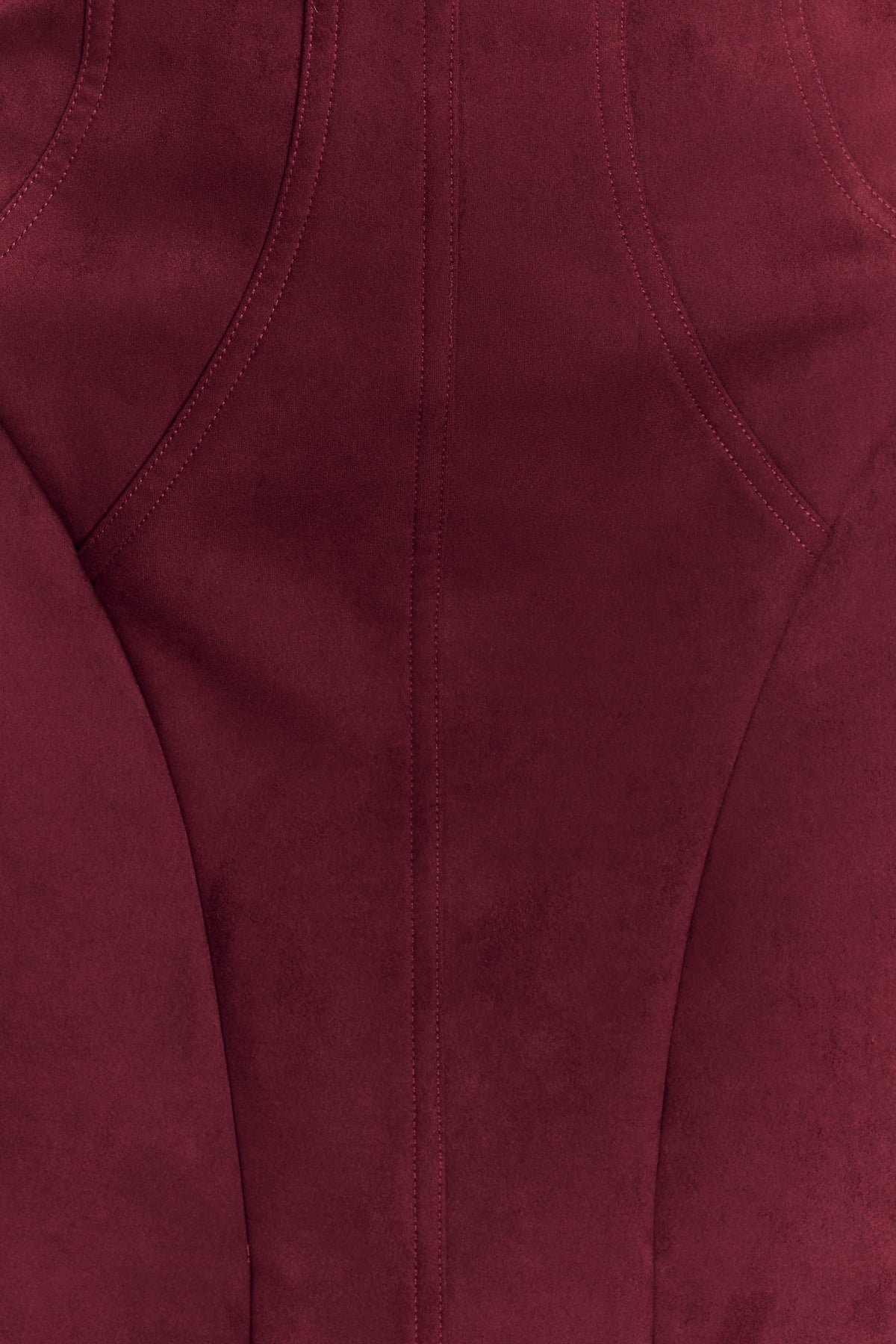Andy Faux Suede Mini Dress Wine