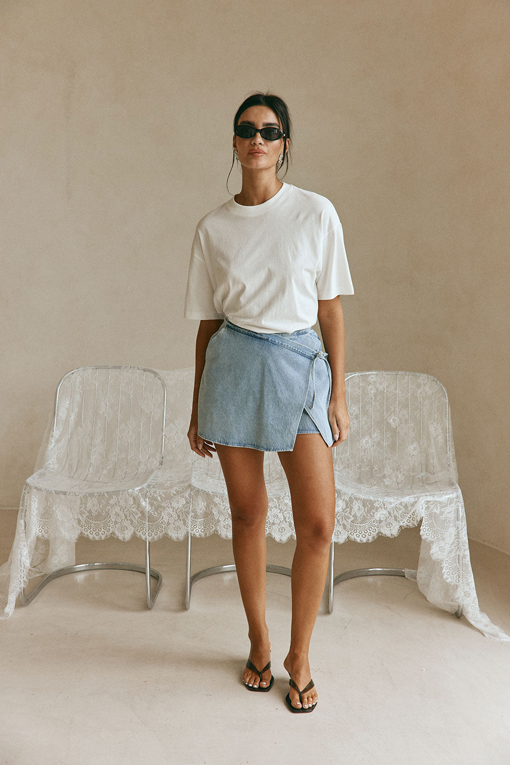 Rocio Skort - Denim