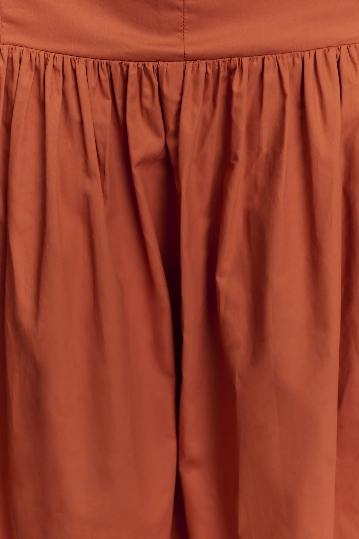 Autumn Maxi Skirt Burnt Orange