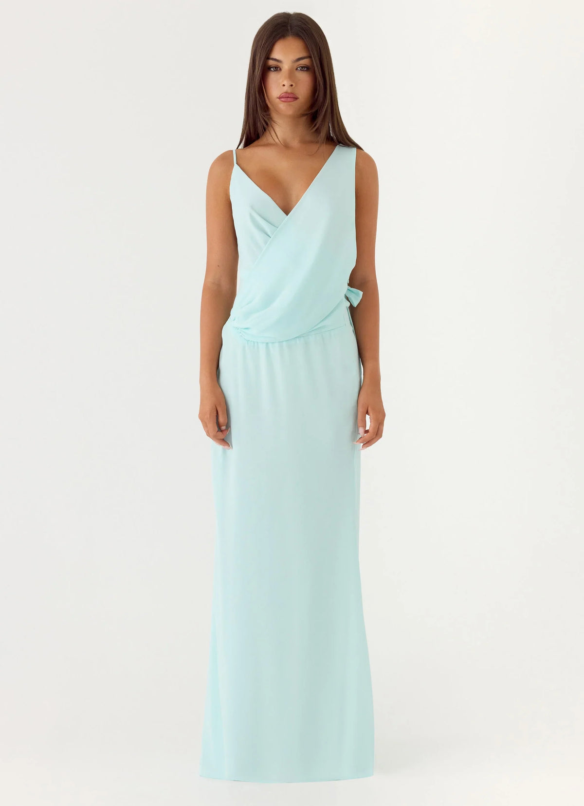 Analia Maxi Dress Aqua