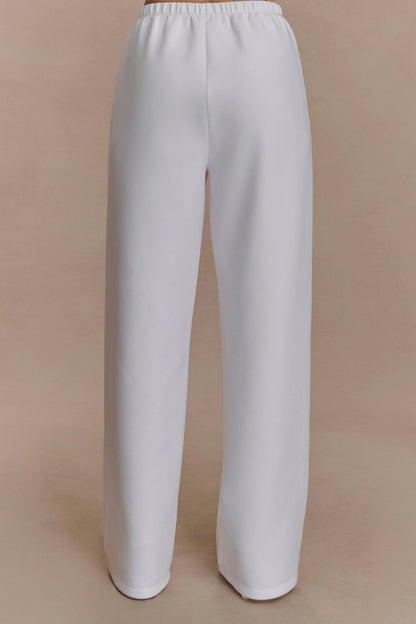 August Straight Leg Jogger Ivory