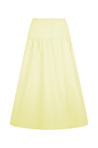 Amirah Midi Skirt Lemon