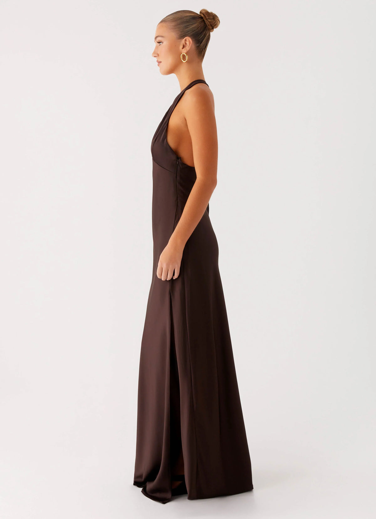 Angie Maxi Dress Chocolate