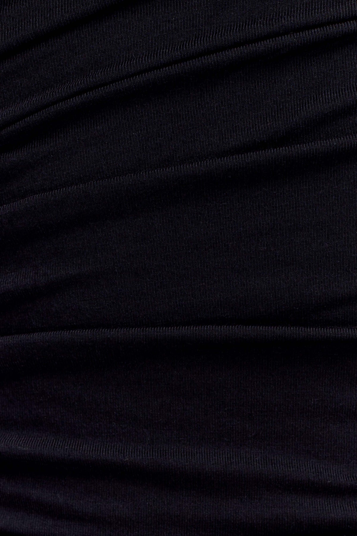 Anna One Shoulder Modal Top Black