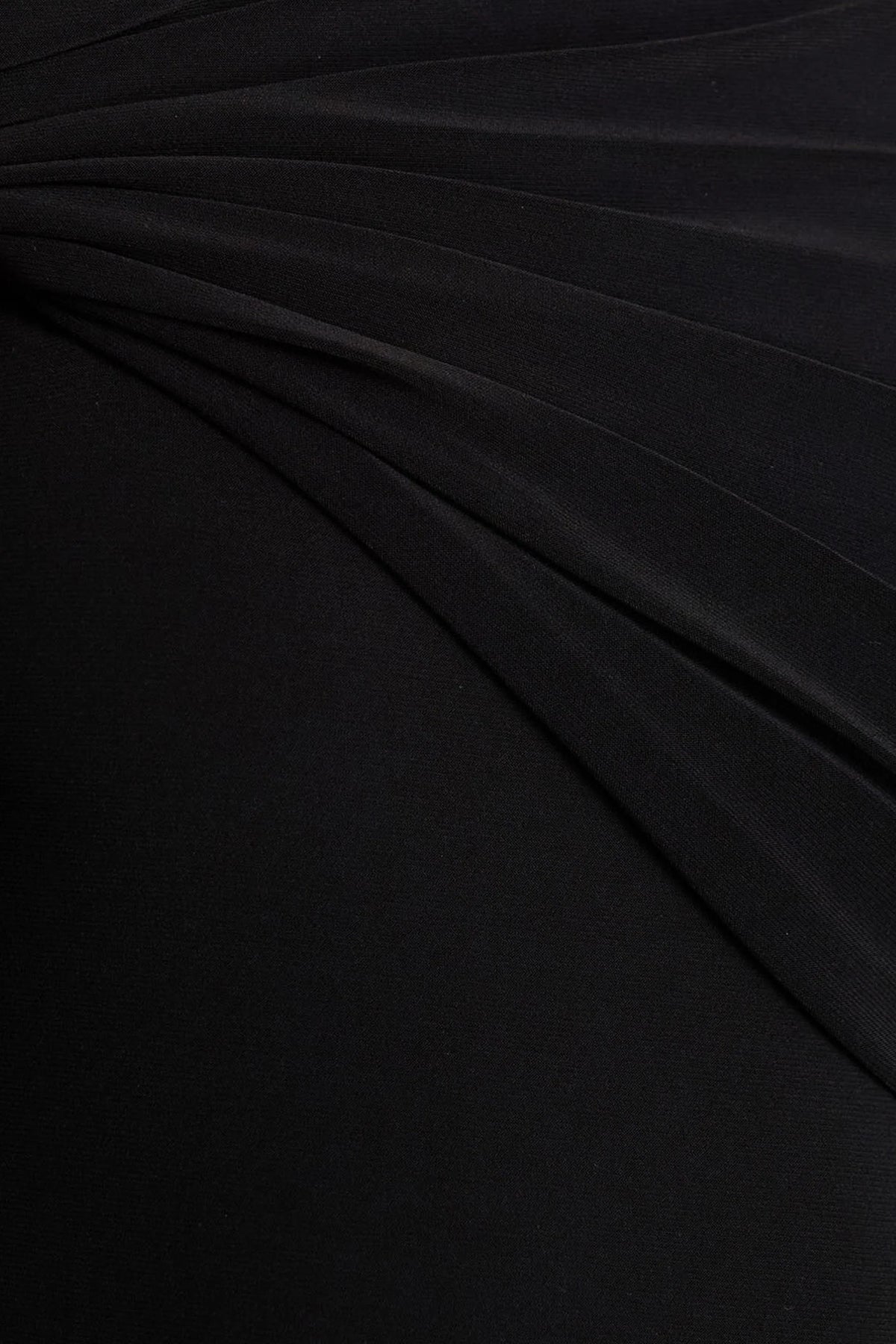 Alexia Black Asymmetric Neck Maxi Dress With Gold Details
