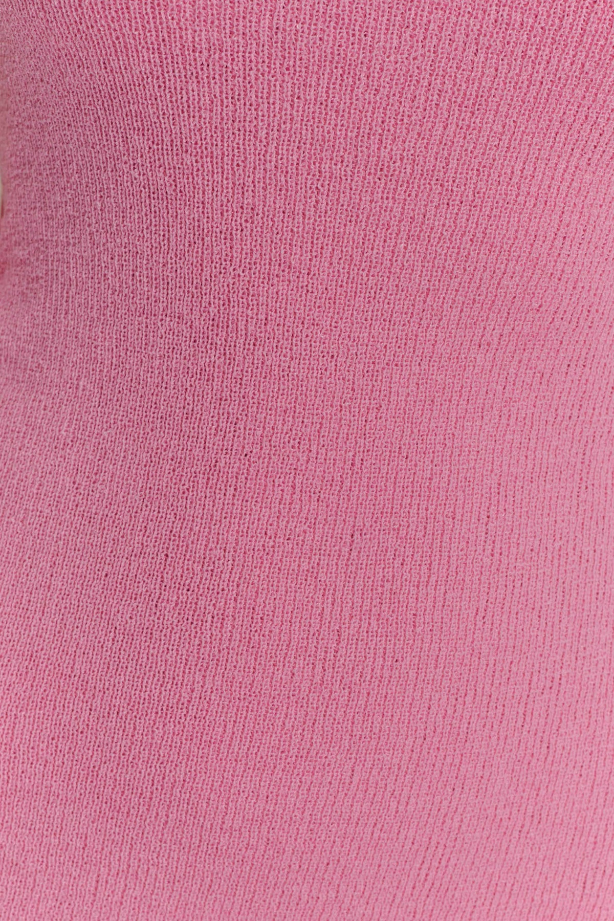 Caprice Halter Knit Mini Dress Bubblegum Pink