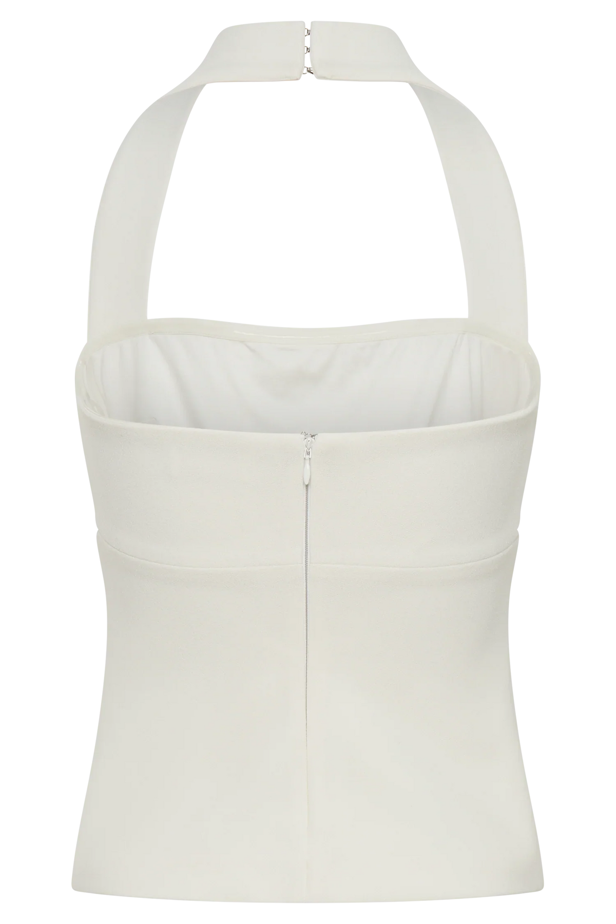 Amelita Suiting Halter Top Ivory