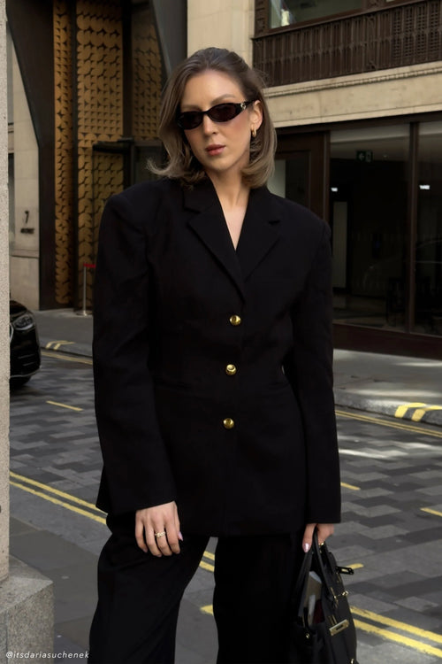Bellamy Cinched Blazer Black