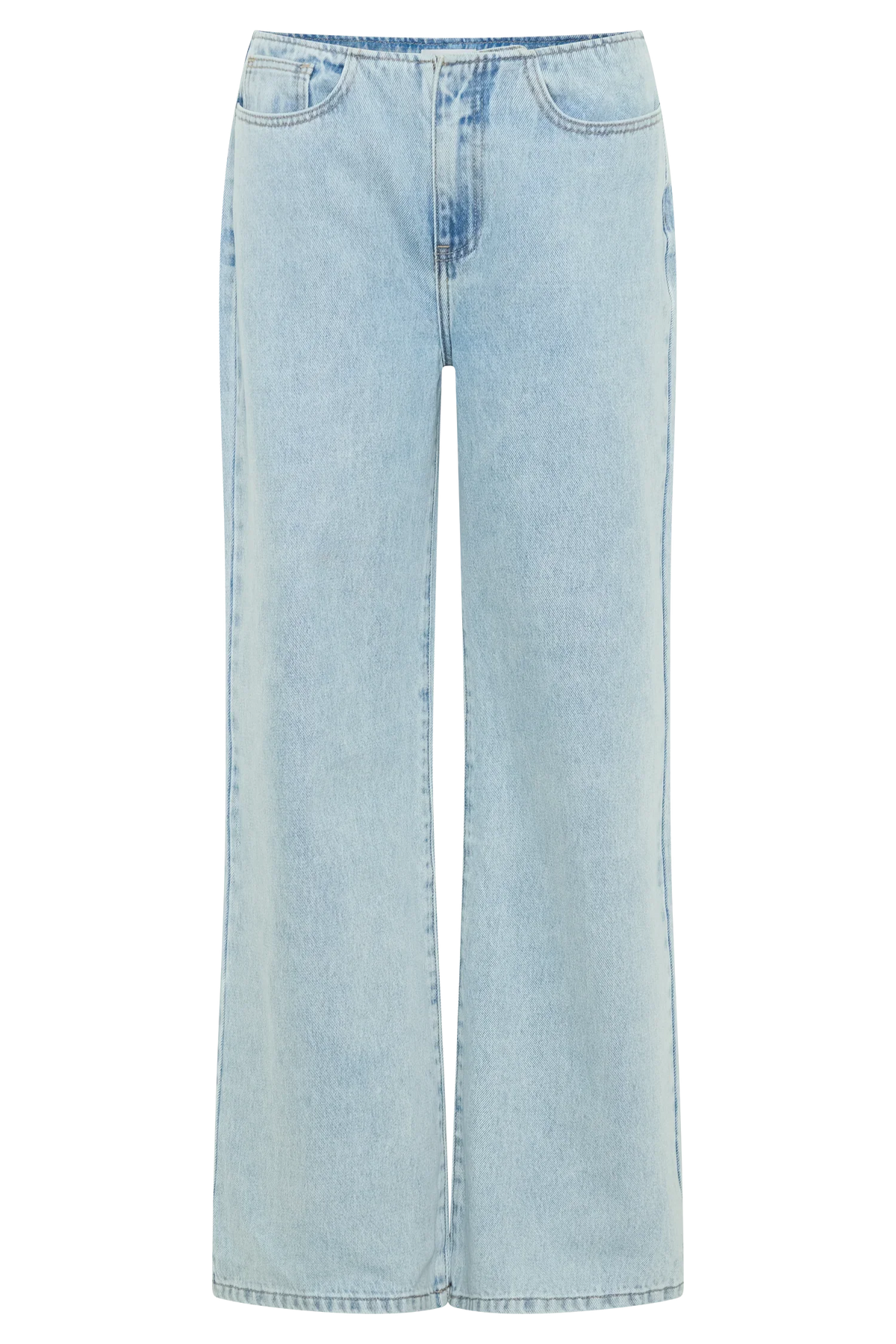 Caitlin Mid Rise Denim Jeans Light Blue